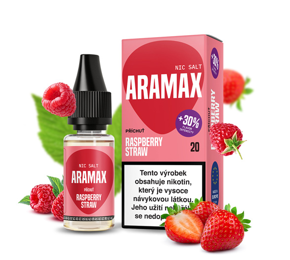 Aramax Salt Raspberry Straw (Malina s jahodou) 10ml