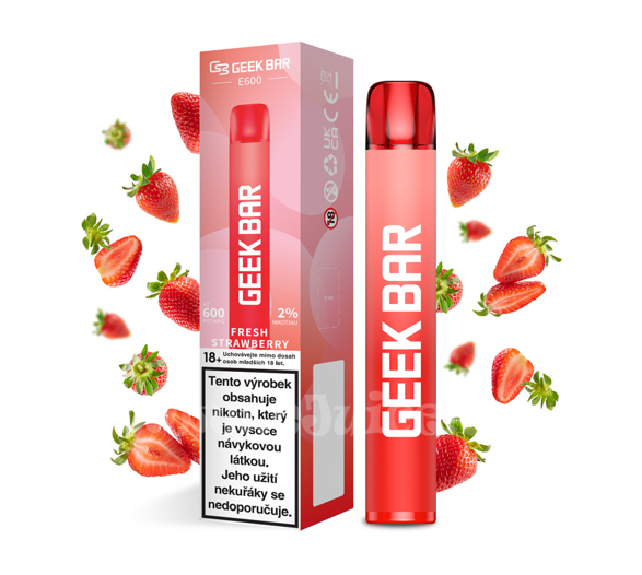 GEEK BAR E600 Disposable Pod (Fresh Strawberry)