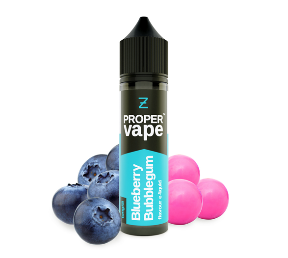 Příchuť Proper Vape by Zeus Juice S&V: Blueberry Bubblegum (Borůvková žvýkačka) 20ml