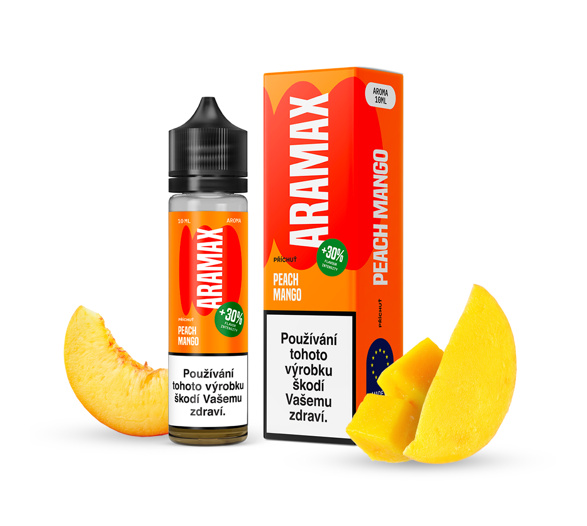Příchuť Aramax S&V: Peach Mango (Mango s broskví)