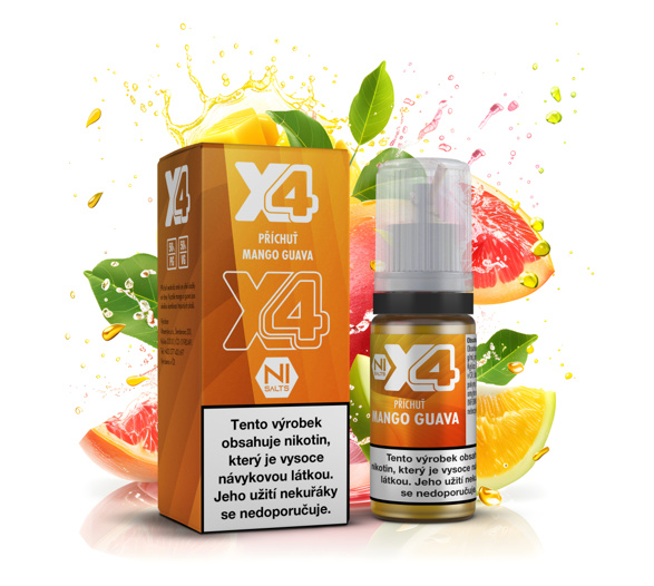 X4 Bar Juice Mango Guava (Mango s guavou) 10ml
