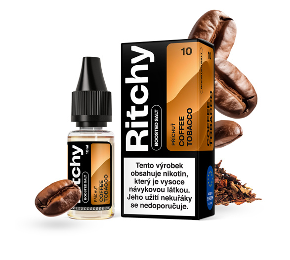 Ritchy Salt Coffee Tobacco (Tabák s kávou) 10ml