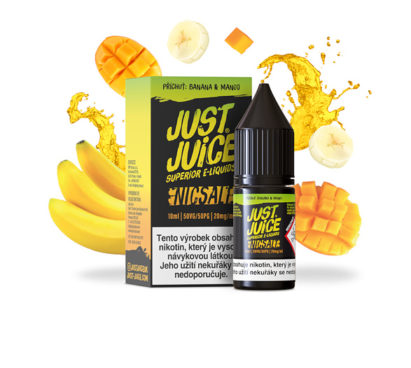 Just Juice Salt Banana & Mango (Banán & mango) 10ml