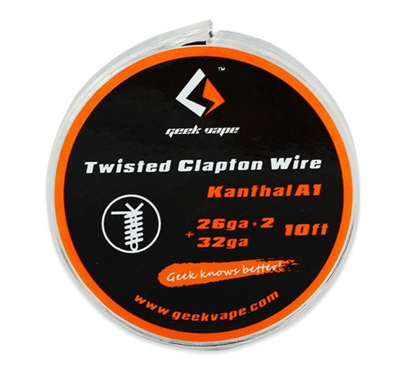 Twisted Clapton Kanthal A1 - odporový drát 2x 26GA + 32GA (3m) - GeekVape