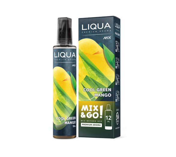 Příchuť LIQUA Mix&Go: Cool Green Mango (Ledové mango) 12ml