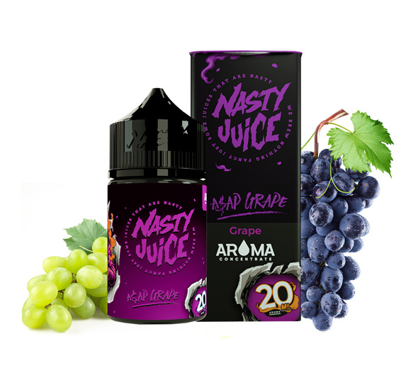 Příchuť Nasty Juice S&V: Asap Grape (Hroznové víno s bobulemi) 20ml