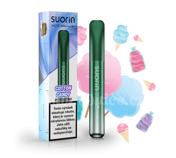 Suorin Bar Hi700 Disposable Pod (Cotton Candy)