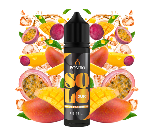 Příchuť Bombo Solo Juice S&V: Mango Passion Ice (Mango s marakujou na ledu) 15ml