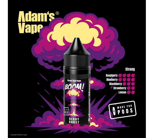 Příchuť Adam's Vape Boom S&V: Berry Burst (Lesní plody s citronem)