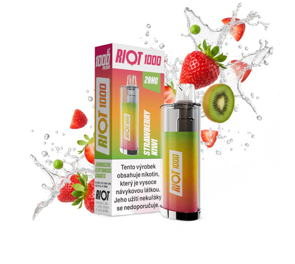 RIOT 1000 Disposable Pod Kit (Strawberry Kiwi)