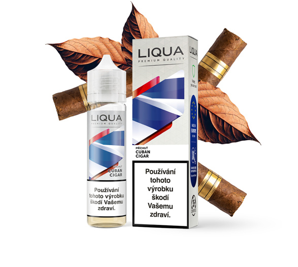 Příchuť LIQUA Mix&Go: Cuban Cigar (Doutníkový tabák)