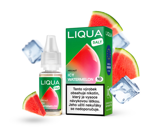 LIQUA Salt Icy Watermelon (Ledový vodní meloun) 10ml