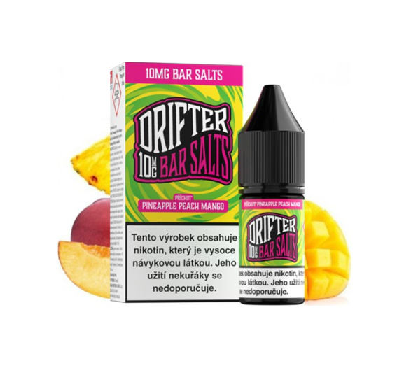 Drifter Bar Salts Pineapple Peach Mango (Ananas, broskev a mango) 10ml