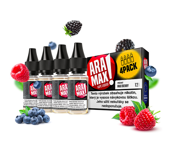 Aramax Max Berry (Lesní plody) 4x10ml