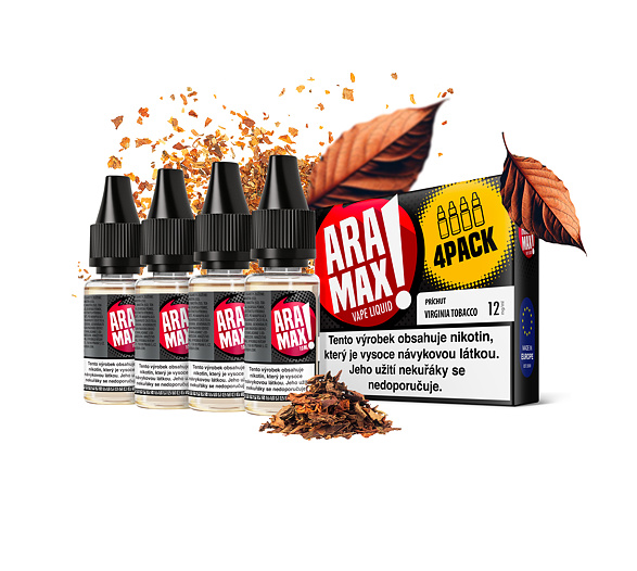 Aramax Virginia Tobacco (Virginský tabák) 4x10ml