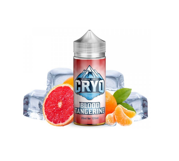 Příchuť Infamous Cryo S&V: Blood Tangerine (Ledový červený pomeranč a mandarinka) 20ml
