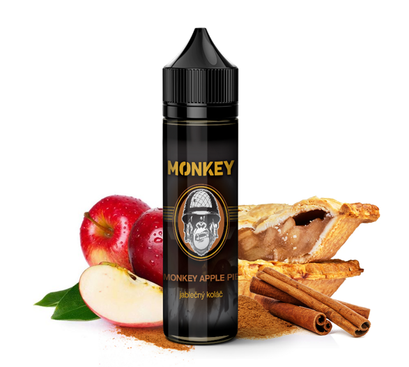 Příchuť Monkey S&V: Monkey Apple Pie (Jablečný koláč) 12ml