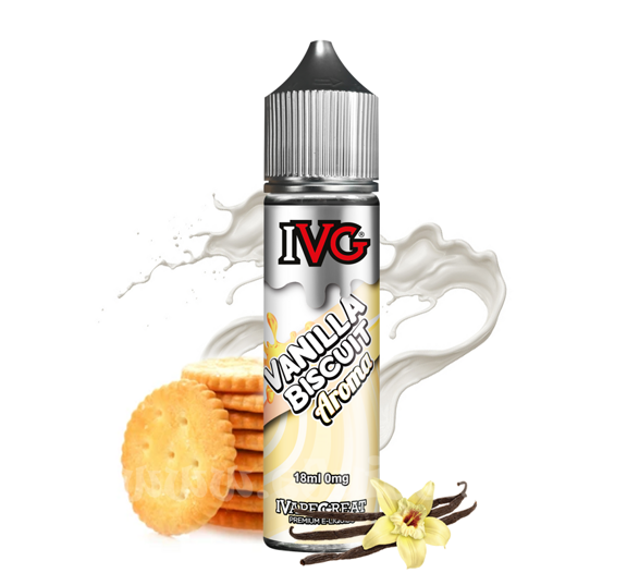 Příchuť IVG S&V: Vanilla Biscuit (Vanilková sušenka) 18ml