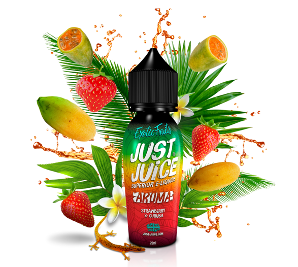 Příchuť Just Juice S&V: Strawberry & Curuba (Jahoda & curuba) 20ml