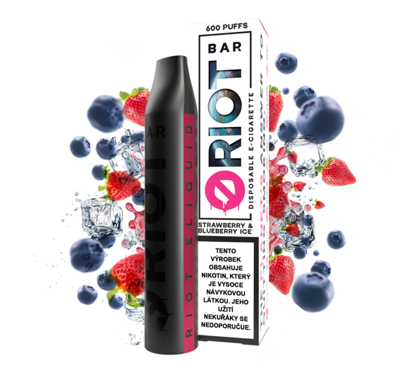Riot Bar Disposable Pod (Strawberry Blueberry Ice)