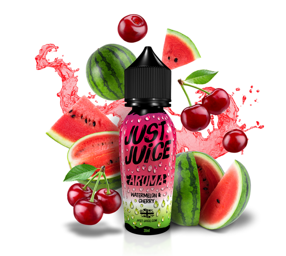 Příchuť Just Juice S&V: Watermelon & Cherry (Vodní meloun & třešeň) 20ml