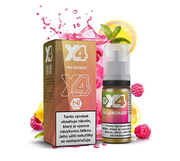 X4 Bar Juice Pink Lemonade (Růžová limonáda) 10ml