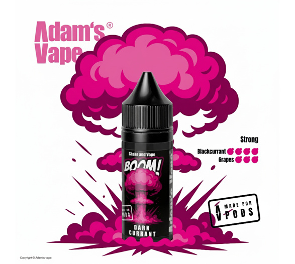 Příchuť Adam's Vape Boom S&V: Dark Currant (Černý rybíz s hroznovým vínem)