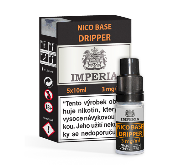 Imperia Dripper Nico Base (70VG/30PG) 5x10ml