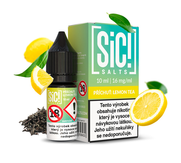 SIC! Salts Lemon Tea (Citron & čaj) 10ml
