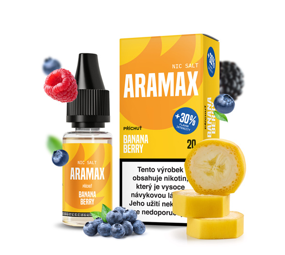 Aramax Salt Banana Berry (Banán a bobule) 10ml