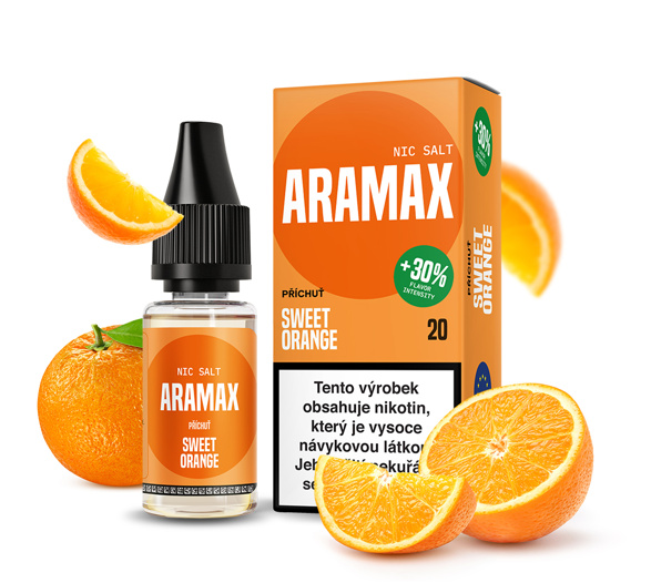 Aramax Salt Sweet Orange (Sladký pomeranč) 10ml
