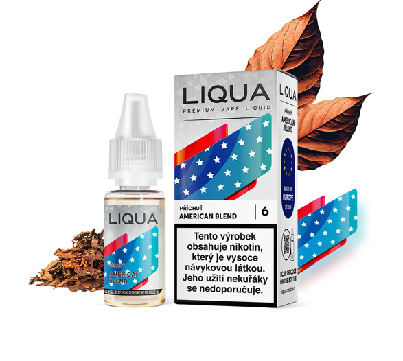 LIQUA American Blend (Americká tabáková směs) 10ml