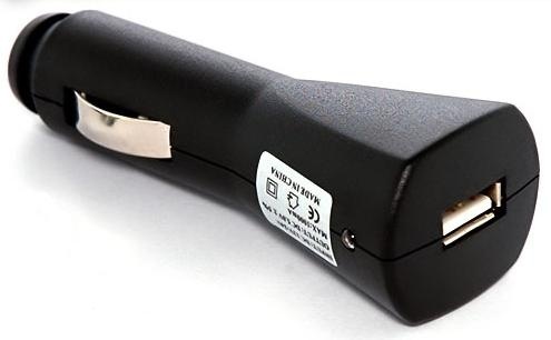 Autoadaptér (Car adapter) -> USB (Černý)