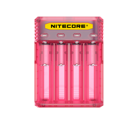 Multifunkční nabíječka baterií - Nitecore Intellicharger Q4 (Pinky Peach)