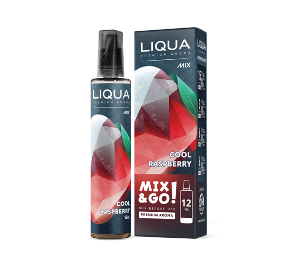 Příchuť LIQUA Mix&Go: Cool Raspberry (Ledová malina) 12ml