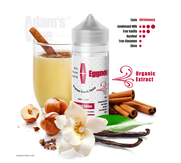 Příchuť Adams vape S&V: Eggnog 2023 LE (Vaječný likér) 20ml