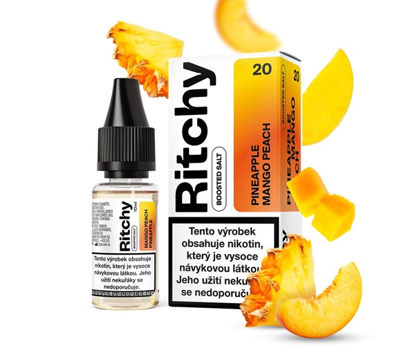 Ritchy Salt Pineapple Mango Peach (Ananas, mango a broskev) 10ml