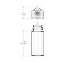 Lahvička Chubby Gorilla V3 (75ml) (Black & White)
